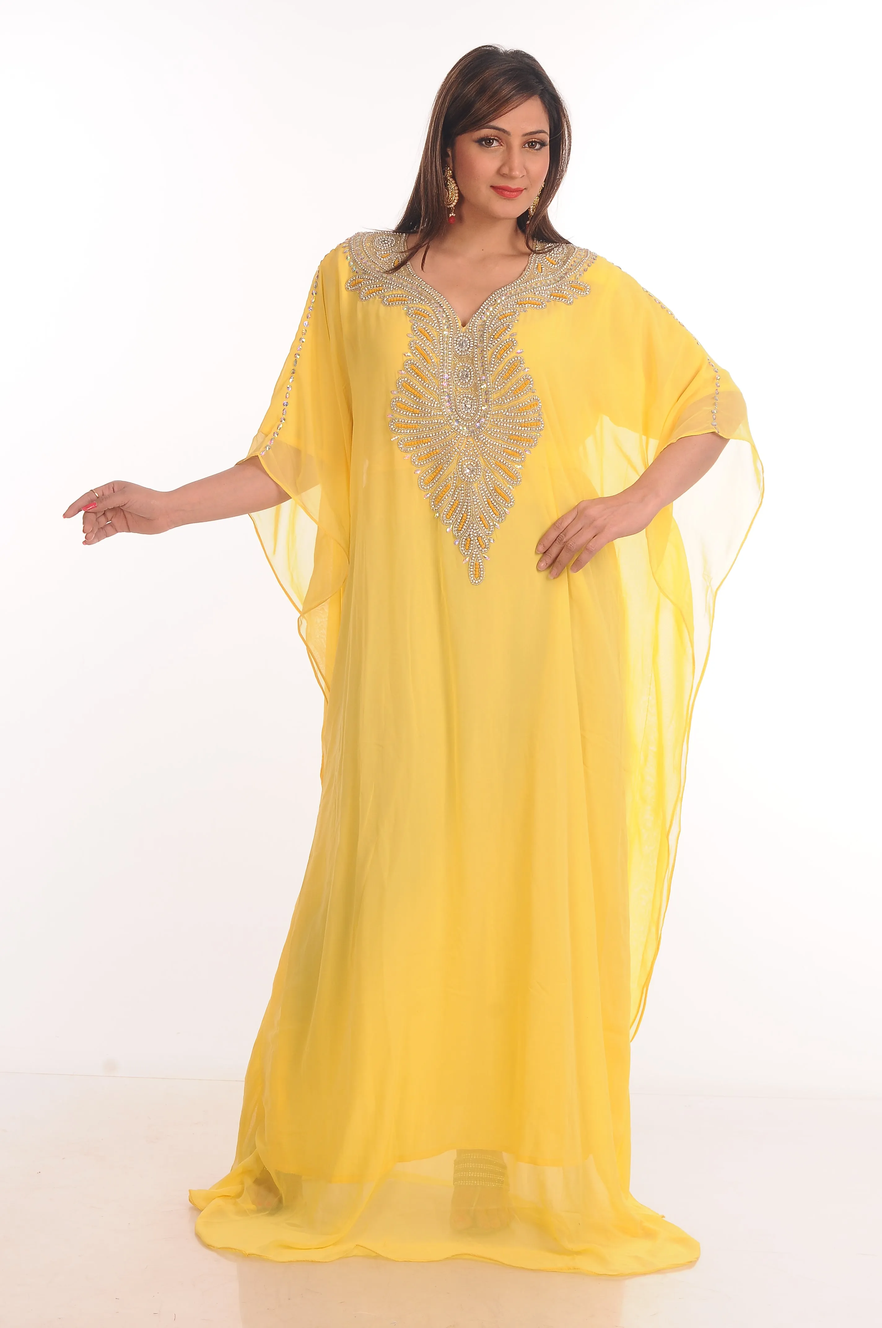 Farasha Boho Yellow Maxi Dress