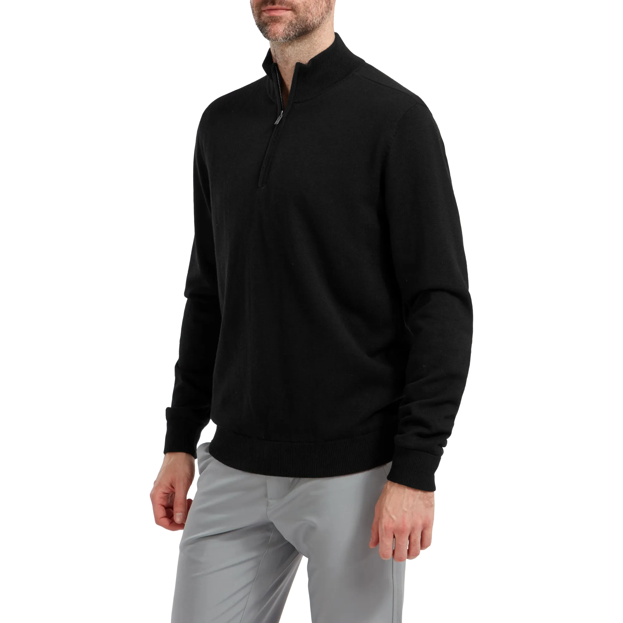 FootJoy Woolblend Lined 1/2 Zip Pullover