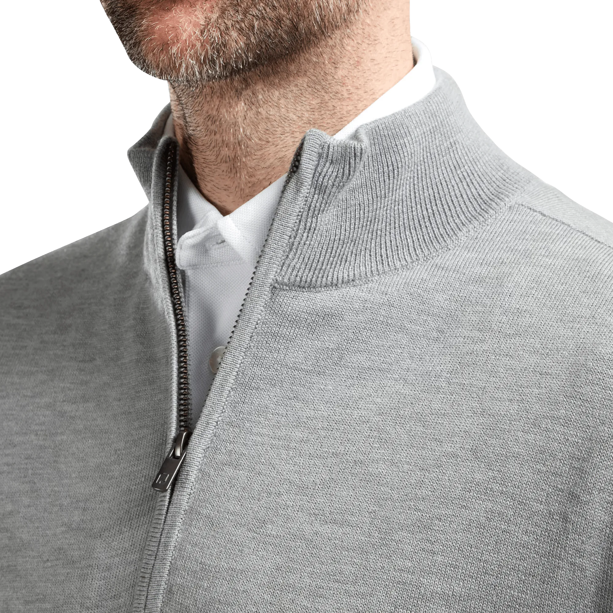 FootJoy Woolblend Lined 1/2 Zip Pullover