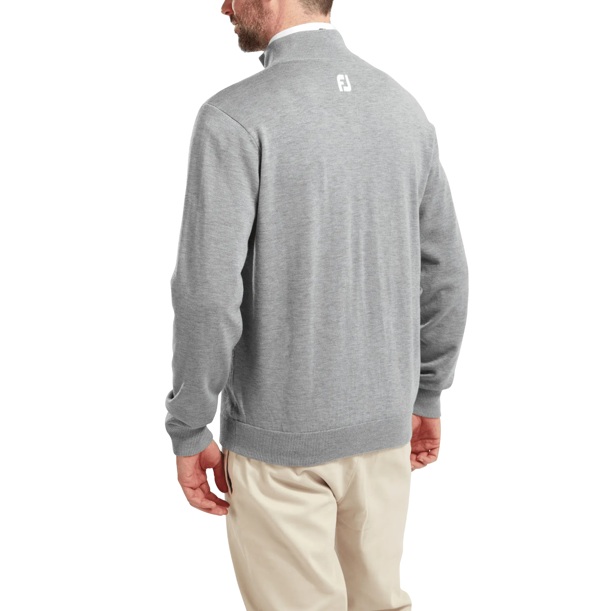 FootJoy Woolblend Lined 1/2 Zip Pullover