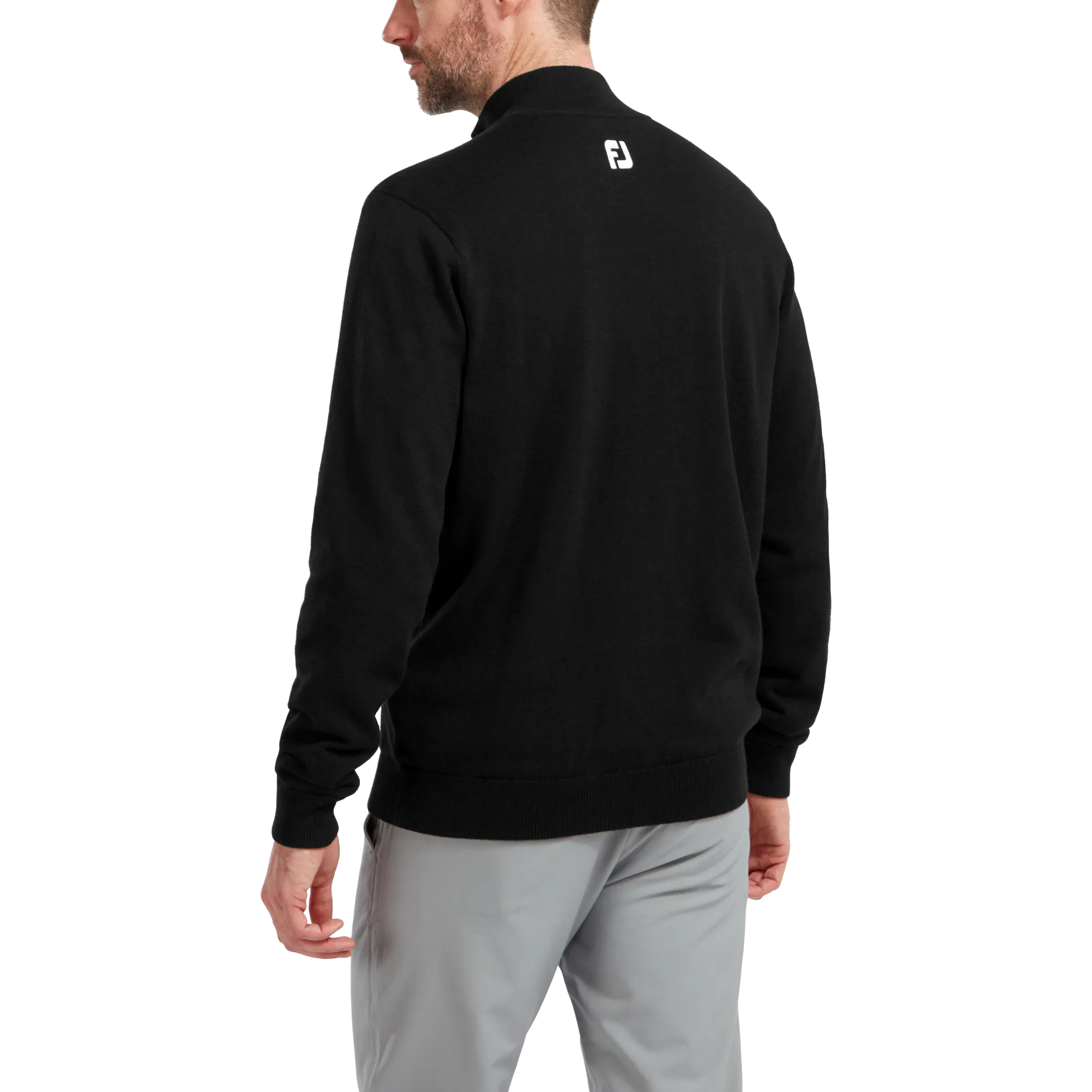 FootJoy Woolblend Lined 1/2 Zip Pullover