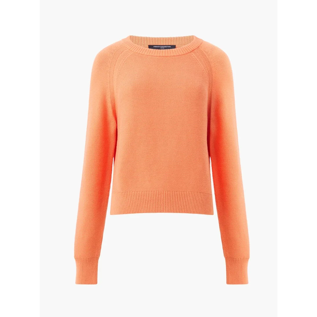 French Connection Lily Mozart Crew Neck Jumper Coral Rose 78XFE