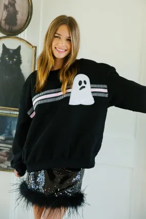 GHOST TIME BLACK PULLOVER