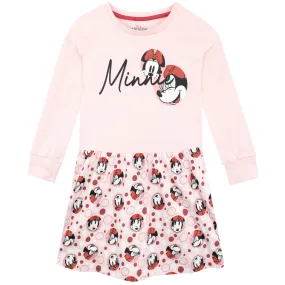 Girls Disney Minnie Mouse Long Sleeve Dress