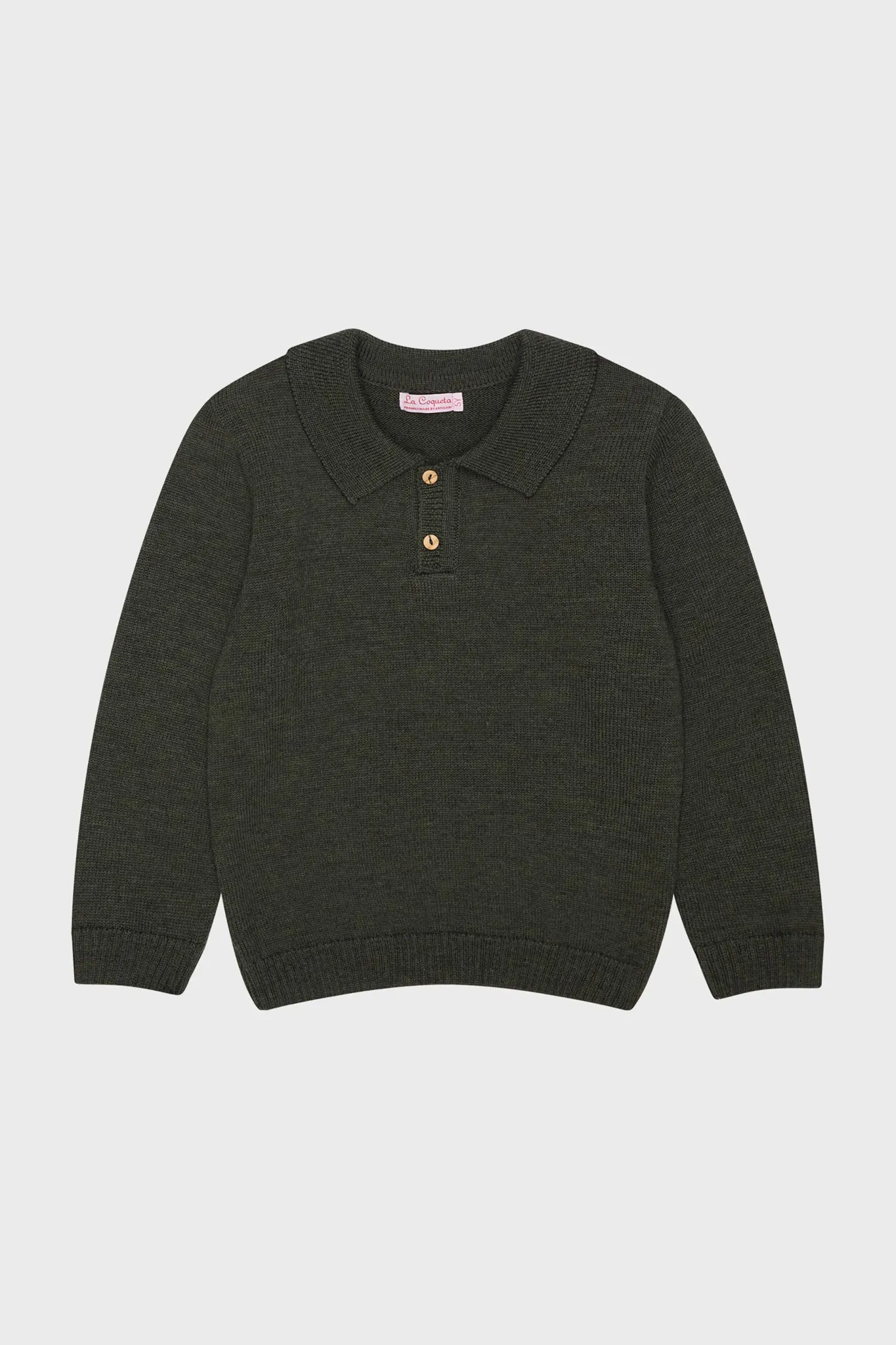 Green Brio Merino Wool Jumper