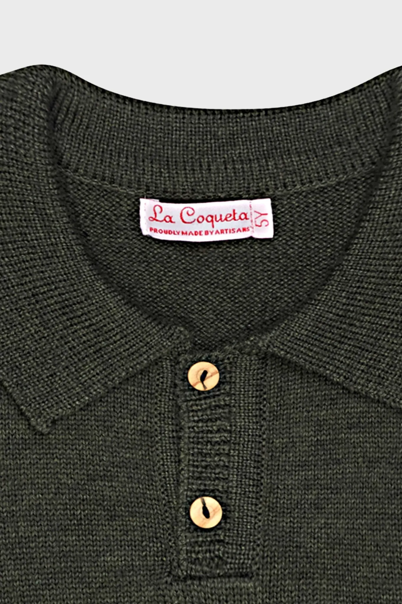 Green Brio Merino Wool Jumper