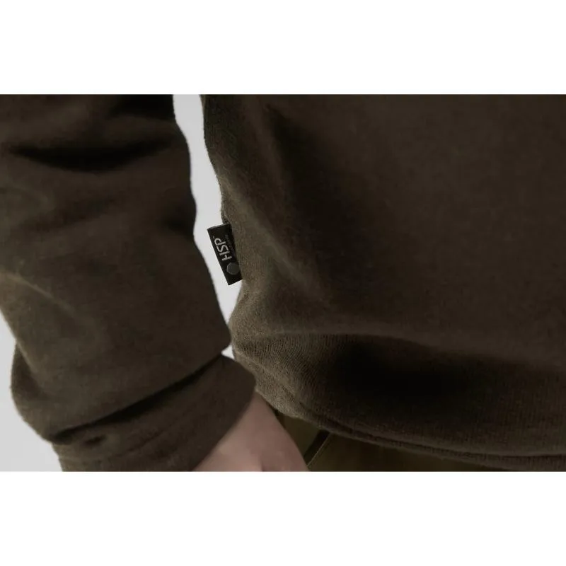 Harkila Retrieve HSP Windproof Mens 1/4 Zip Jumper - Dark Warm Olive