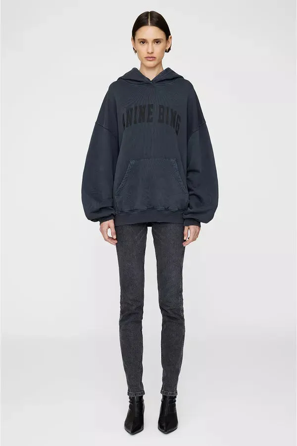 HARVEY SWEATSHIRT - DARK WASHED BLACK