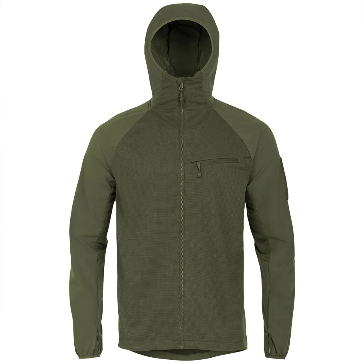 Highlander Hirta Hybrid Tactical Zip Hoodie Olive Green