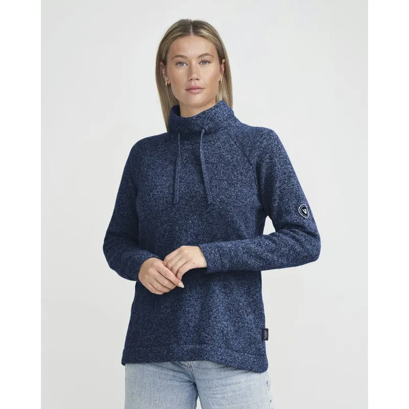 Holebrook Angelika Windproof Ladies Jumper - Dark Royal Melange