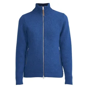 Holebrook Claire Windproof Ladies Full Zip Jumper - Dark Royal