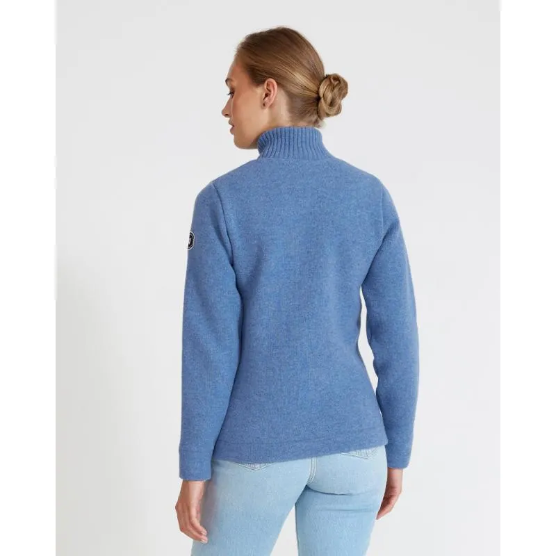 Holebrook Claire Windproof Ladies Full Zip Jumper - Dove Blue