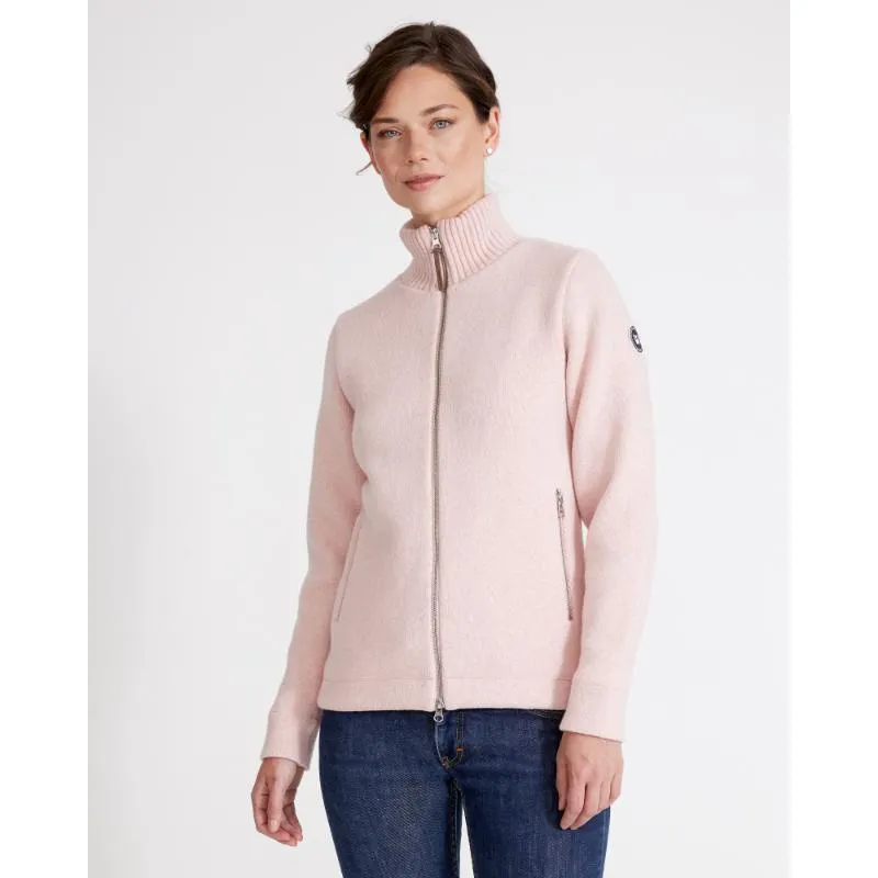 Holebrook Claire Windproof Ladies Full Zip Jumper - Flamingo