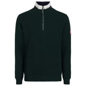 Holebrook Classic Windproof Mens 1/4 Zip Jumper - Black Melange