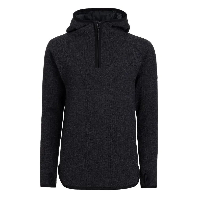 Holebrook Judit Hood Windproof Ladies Jumper - Anthracite Melange