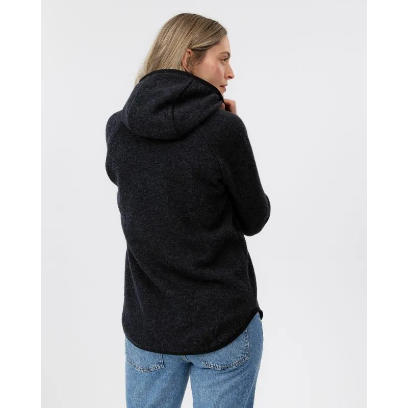 Holebrook Judit Hood Windproof Ladies Jumper - Anthracite Melange