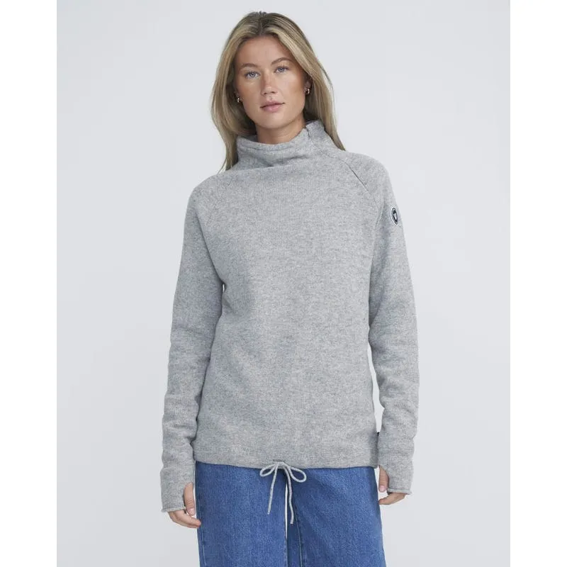 Holebrook Martina Windproof Ladies Jumper - Grey Melange