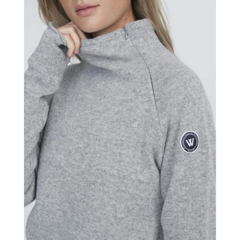 Holebrook Martina Windproof Ladies Jumper - Grey Melange