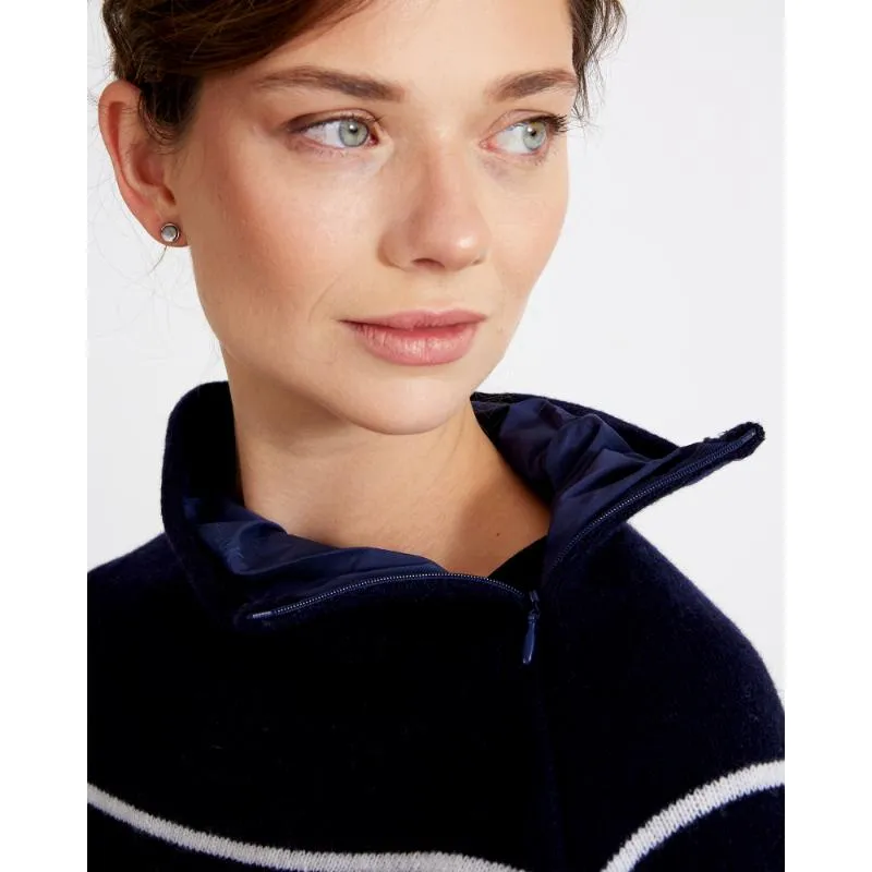 Holebrook Martina Windproof Ladies Jumper - Navy/Off White