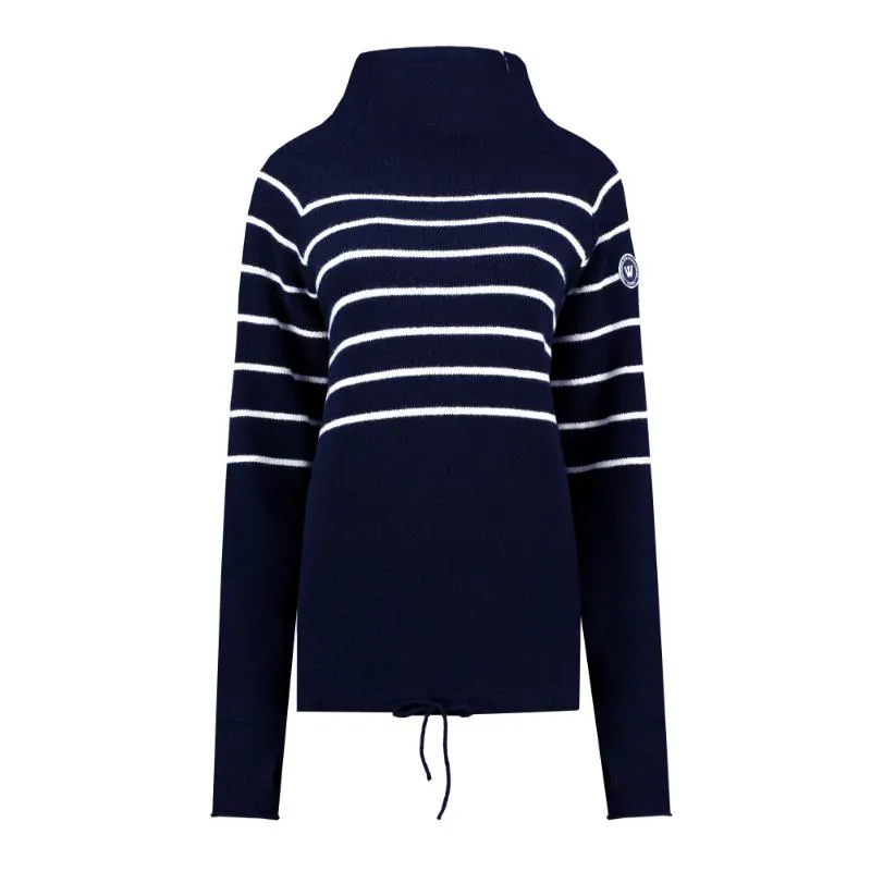 Holebrook Martina Windproof Ladies Jumper - Navy/Off White