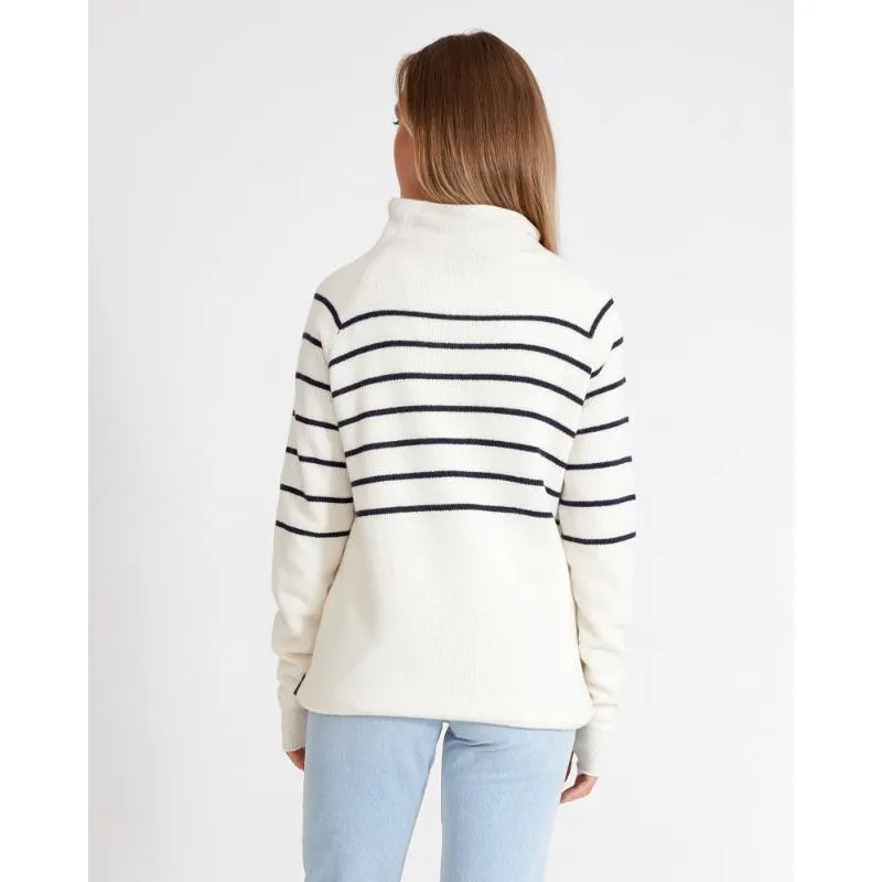 Holebrook Martina Windproof Ladies Jumper - Off White/Navy