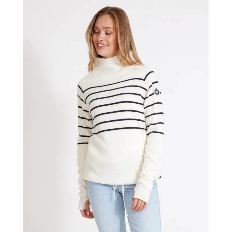 Holebrook Martina Windproof Ladies Jumper - Off White/Navy