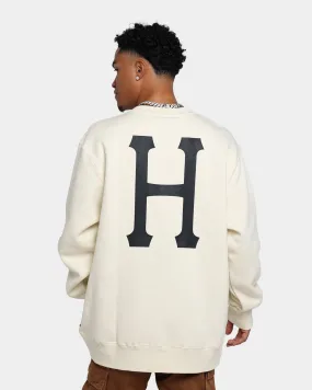 HUF Essentials Classic H Crewneck Natural