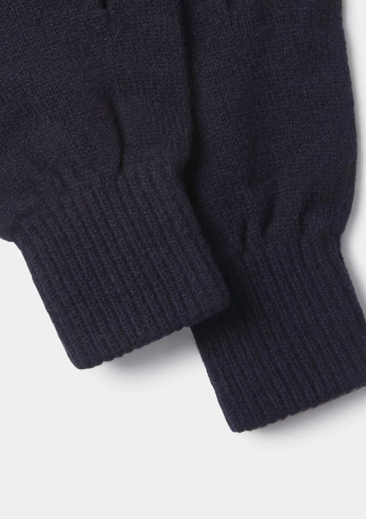 Ink Navy Lambswool Gloves