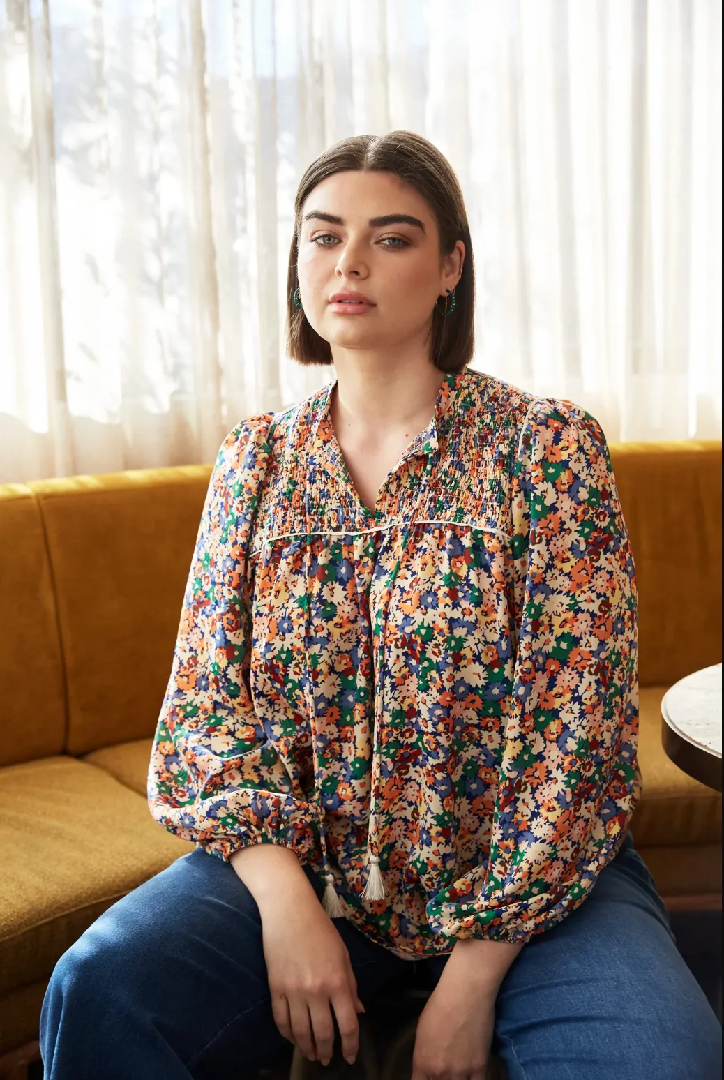 Isle of Mine - Romance Blouse - Meadow Bloom