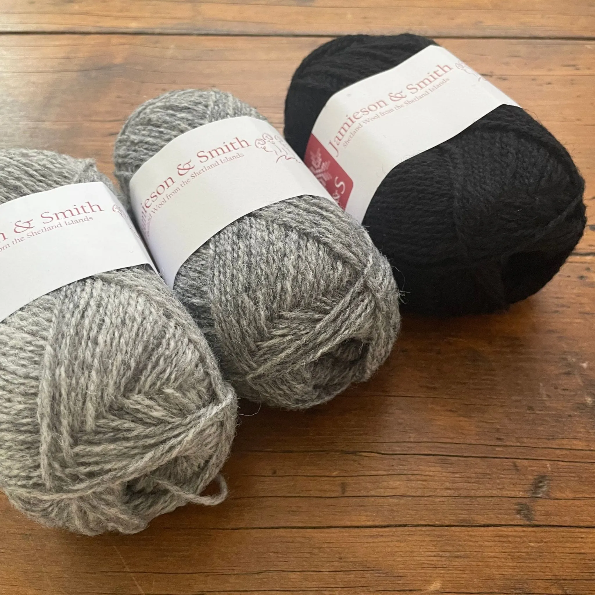 Jamieson & Smith 2 ply Jumper Weight Yarn - NEUTRALS