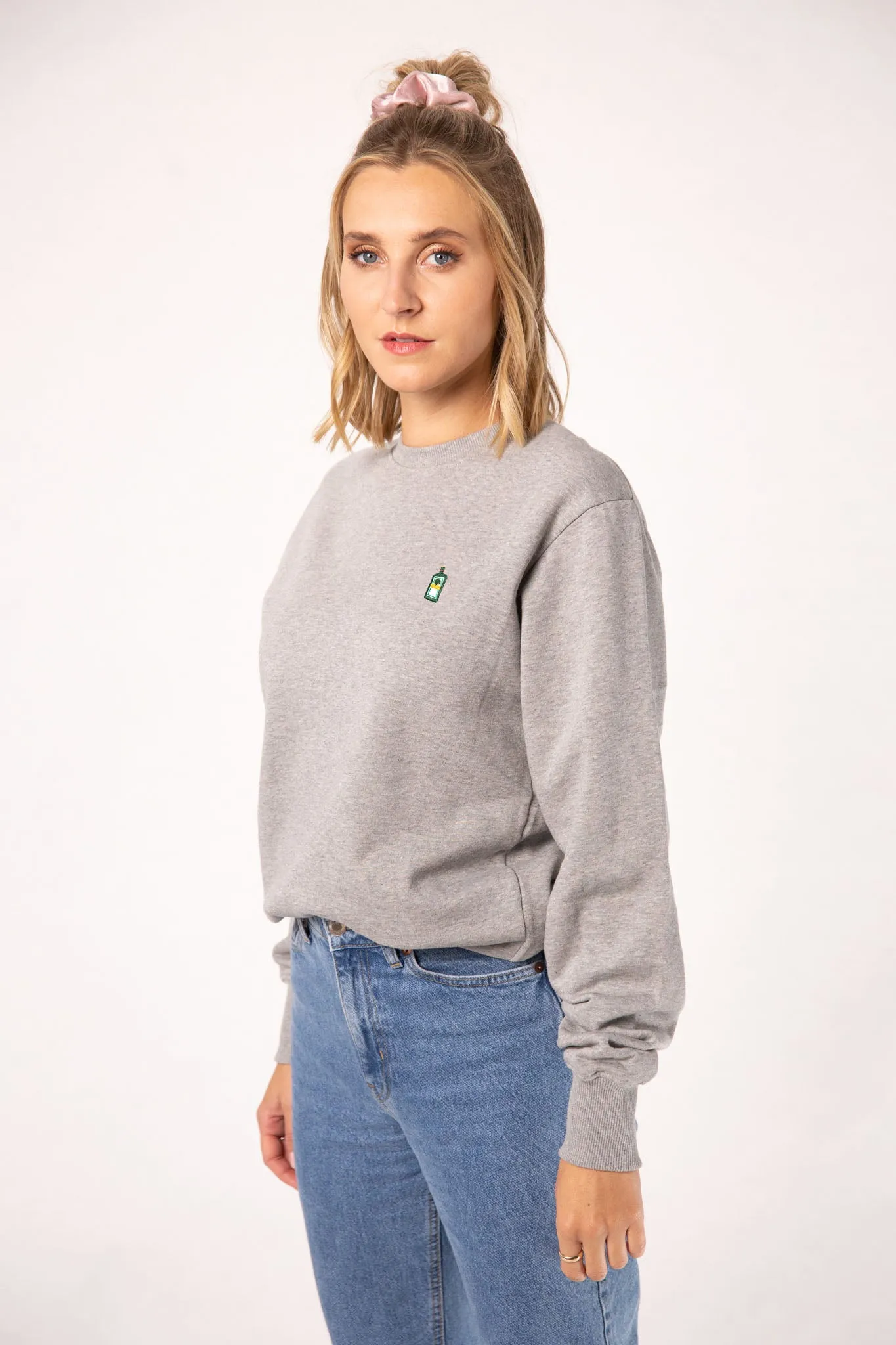 Jägermeister | Bestickter Bio-Baumwoll Frauen Pullover