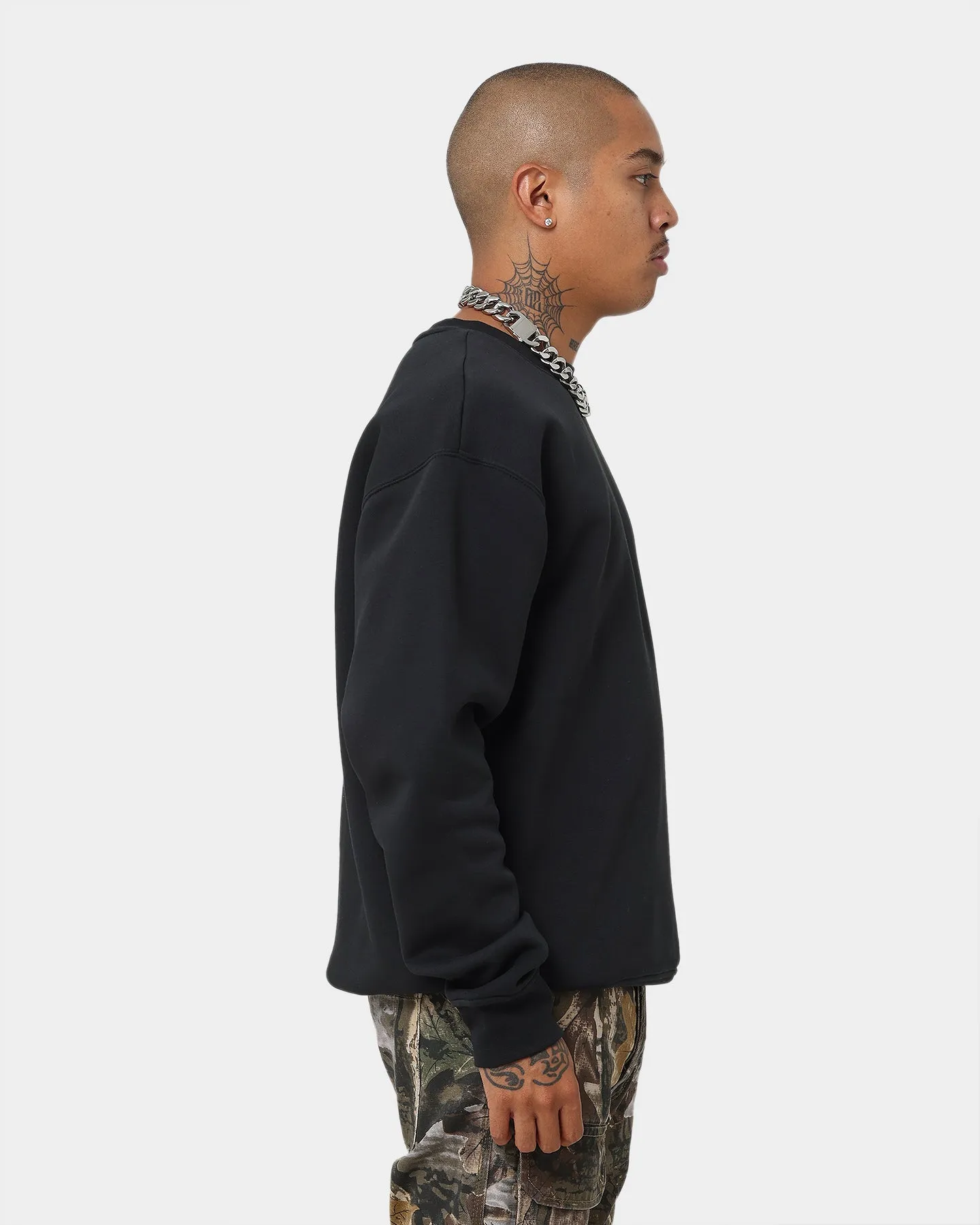 Jordan Essential Fleece Crewneck Black/White