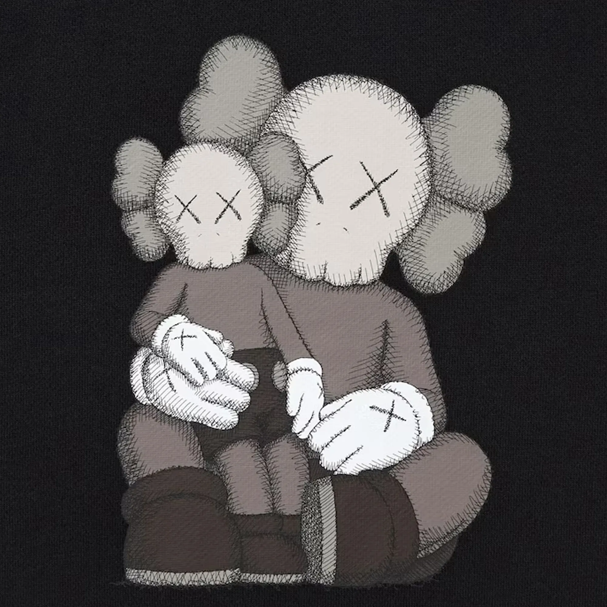 KAWS x Uniqlo UT Sweatshirt 'Father and Son'