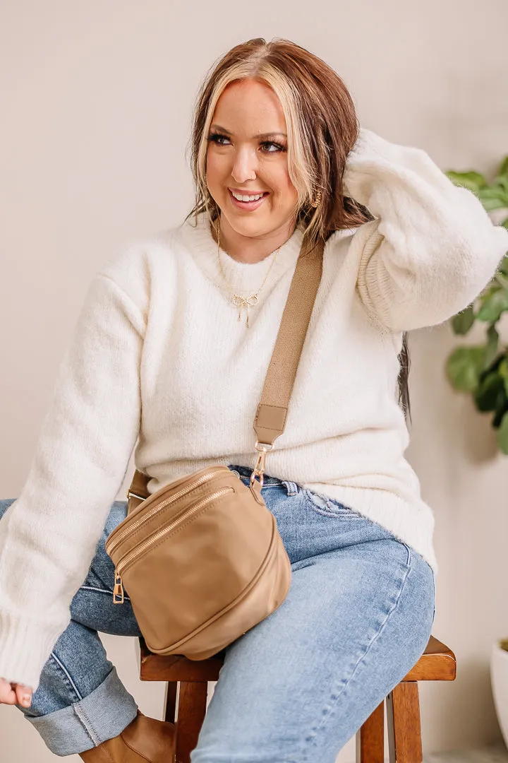 Keeping Up Lightweight Sweater | Cream