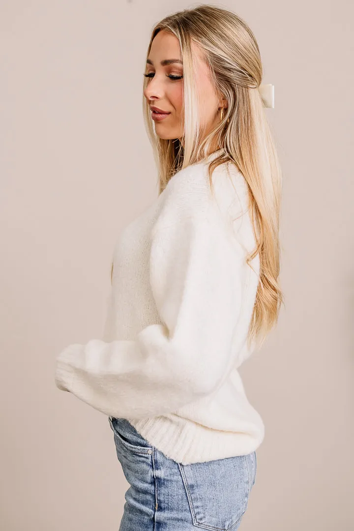 Keeping Up Lightweight Sweater | Cream