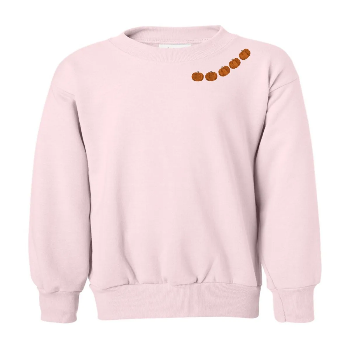 Kids 'Pumpkin Collar' Crewneck Sweatshirt