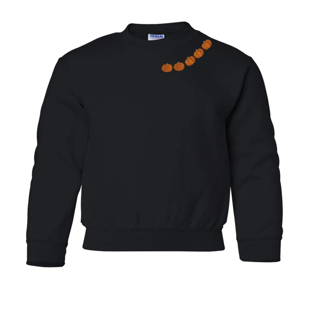 Kids 'Pumpkin Collar' Crewneck Sweatshirt