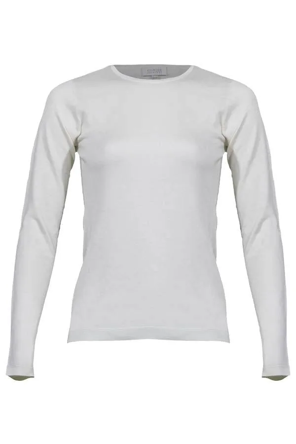 Kinross Cashmere Fitted Crew Pullover