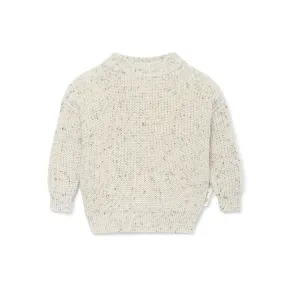 Knit Jumper | Natural Fleck