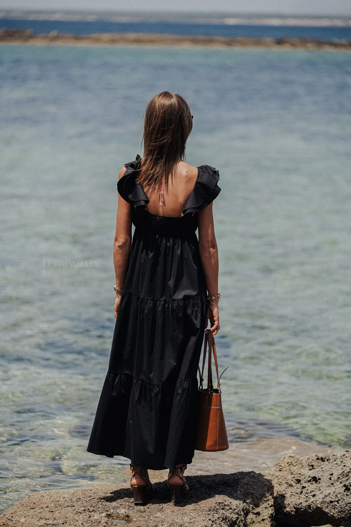 Lauren maxi dress black