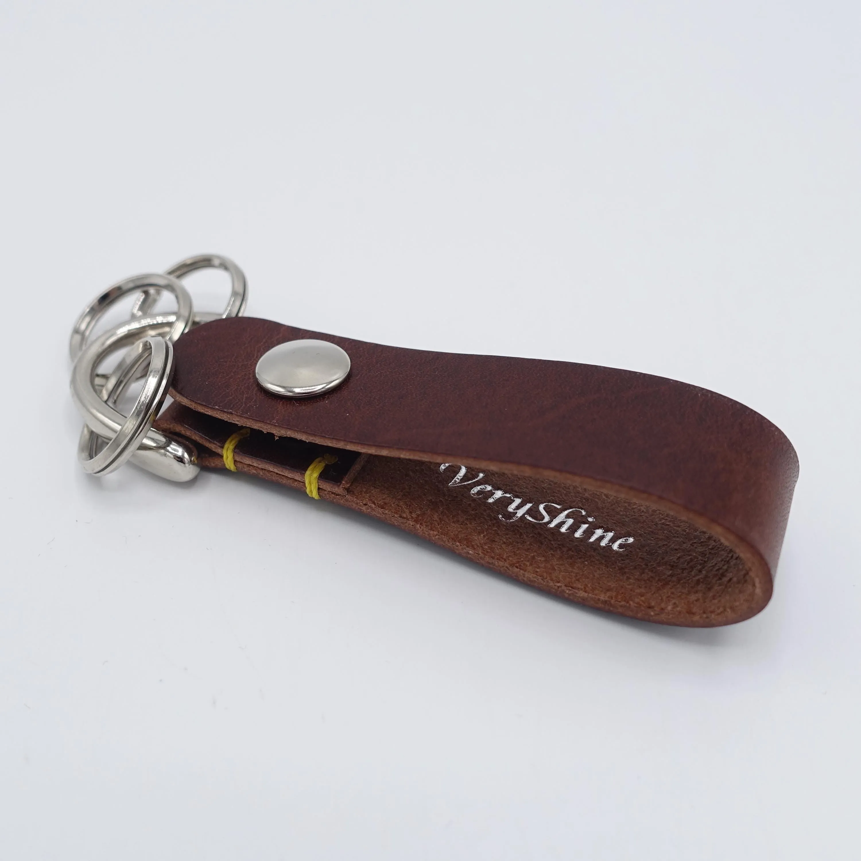 leather key chain, jumper hook key chain, leather keyring