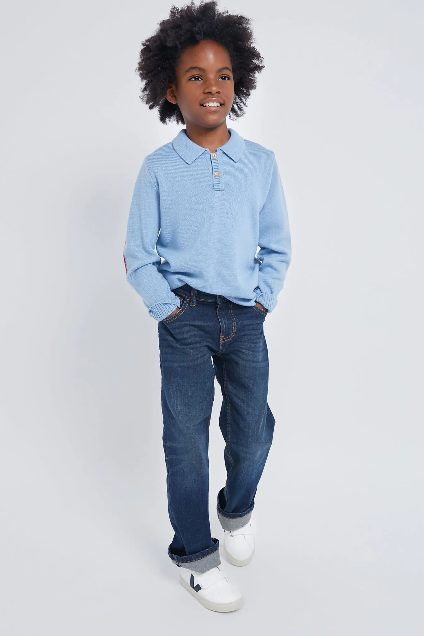 Light Blue Brio Merino Wool Jumper