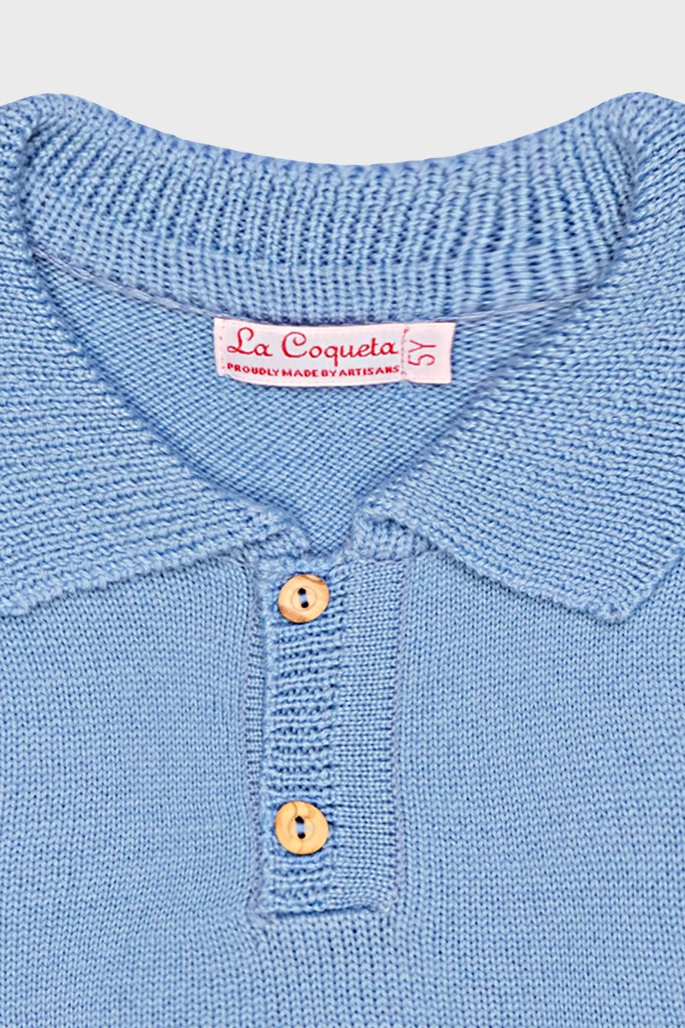 Light Blue Brio Merino Wool Jumper