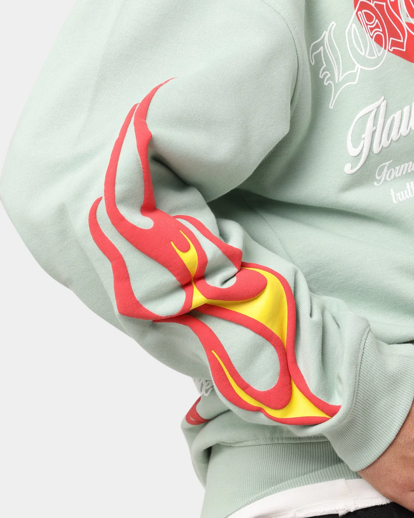 Loiter Freedom Multi Logo Crewneck Pistachio