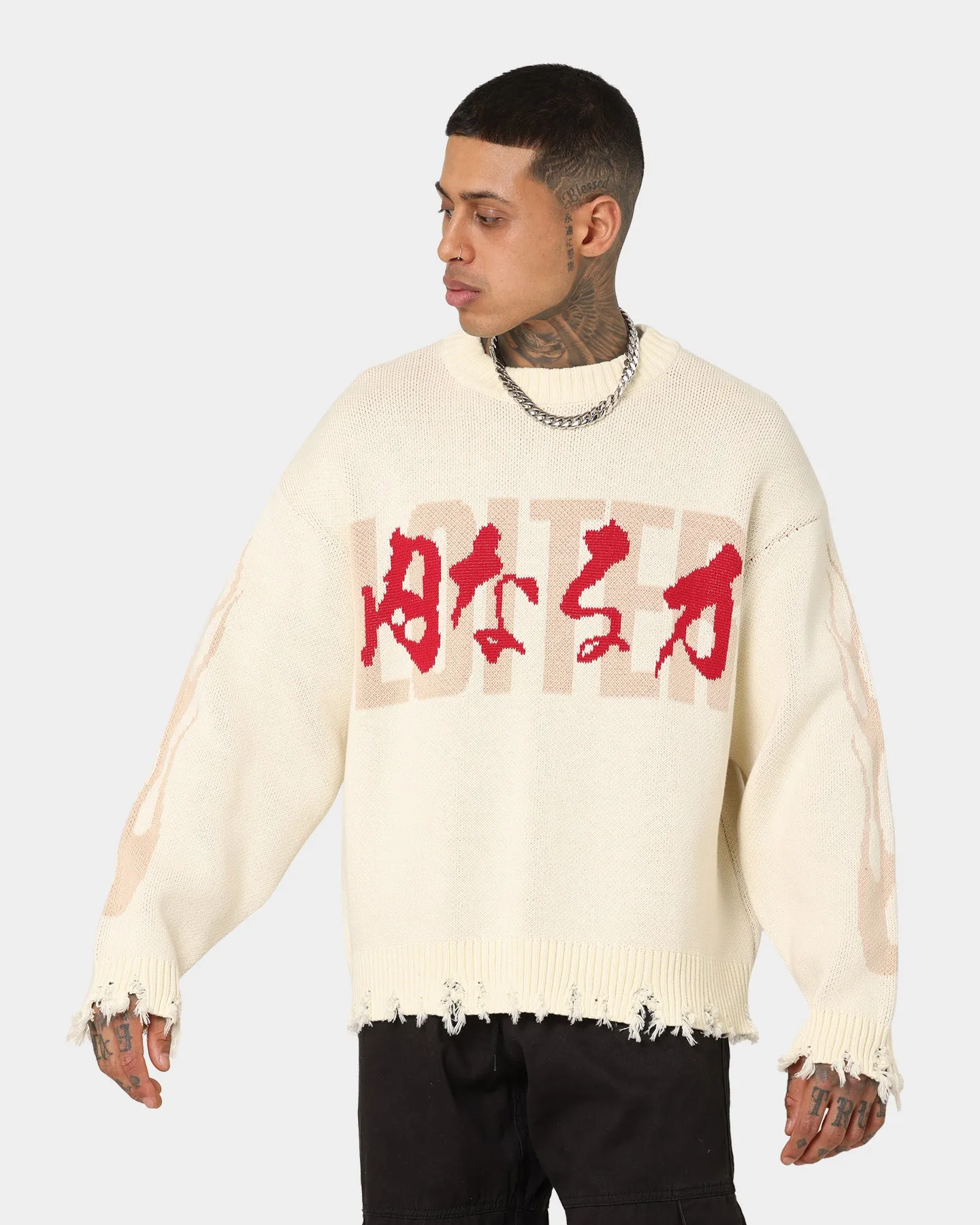 Loiter Honour Knit Sweater Off White