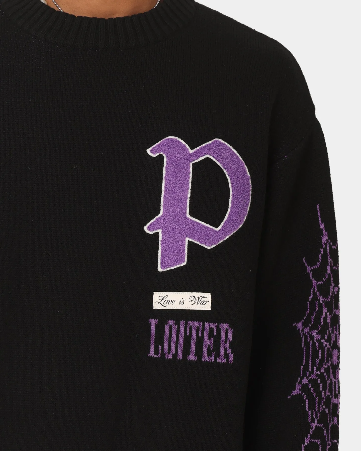 Loiter Paradise Knit Sweater Black