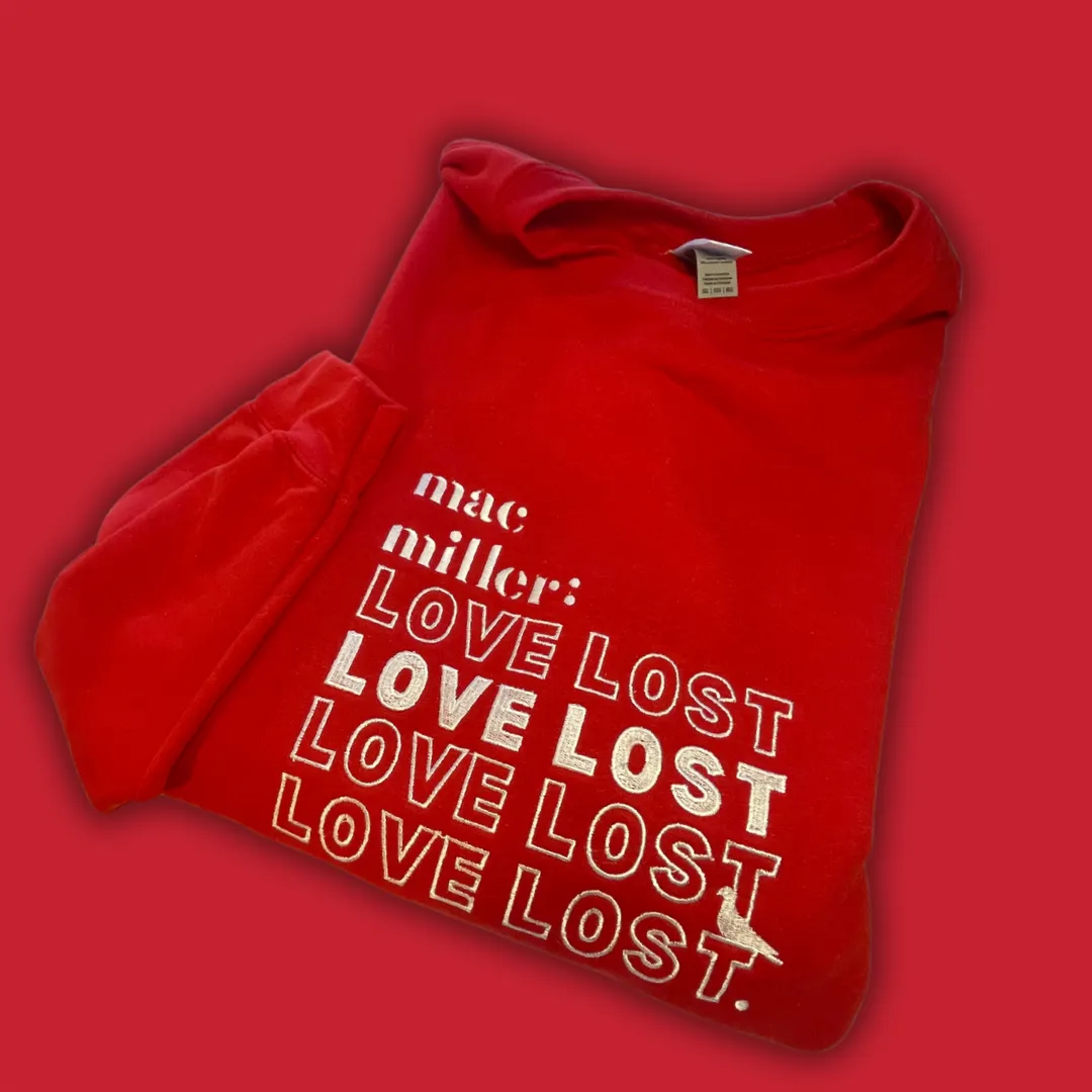 Love Lost Embroidered Unisex Crewneck Sweatshirt