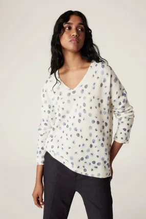 Luna V Neck Jumper - Luna Spot