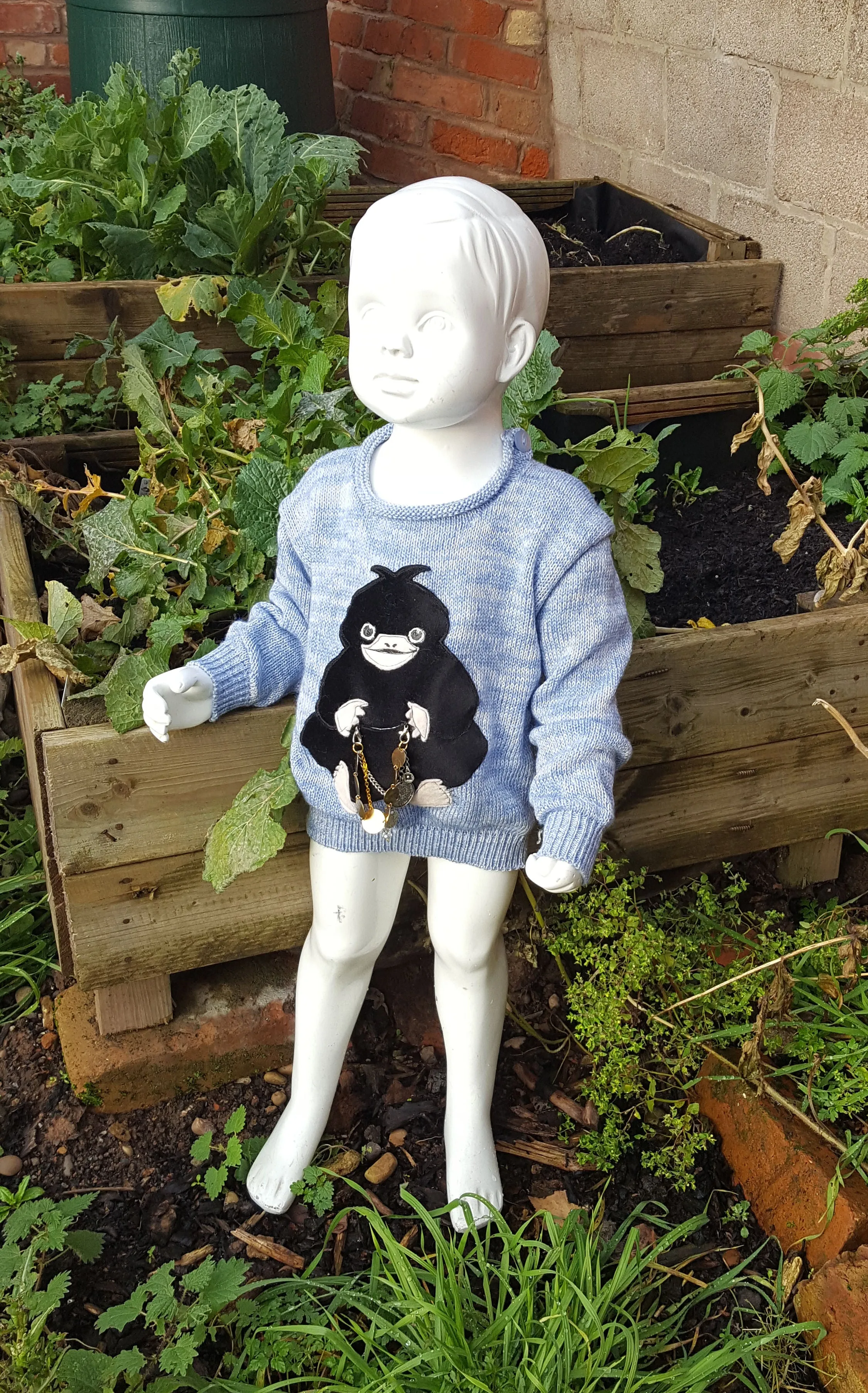 Made to Order, Niffler Jumper, childs sizes, Fantastic Beast and Harry Potter inspired