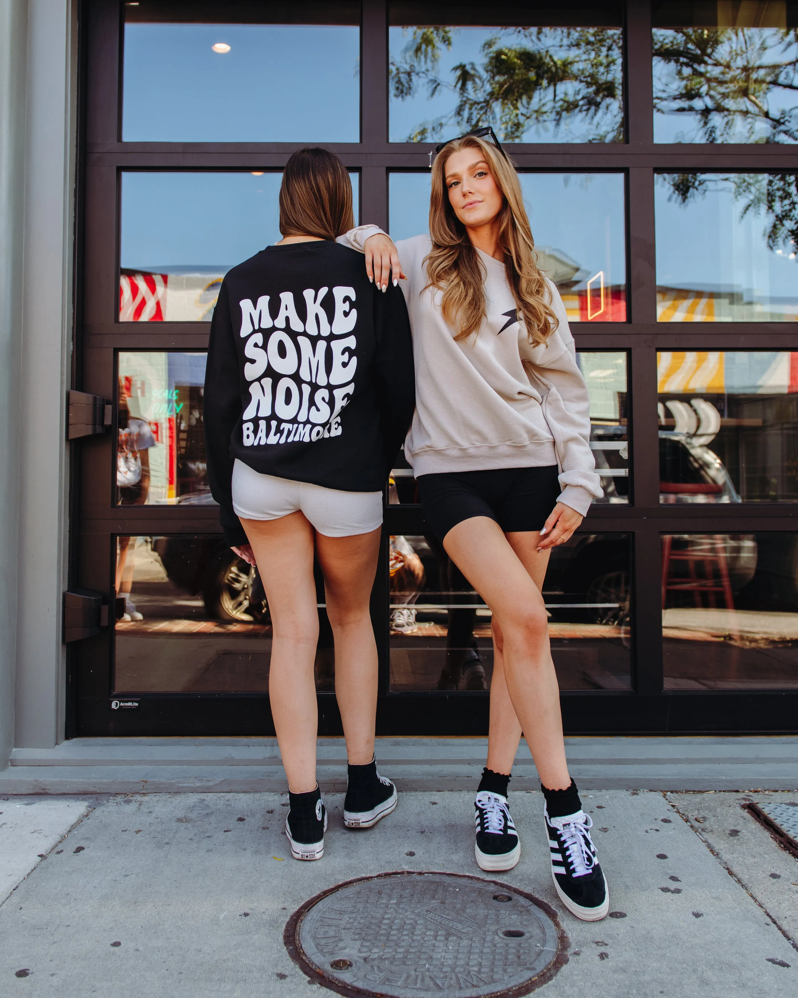 Make Some Noise Crewneck Sweatshirt By Brightside